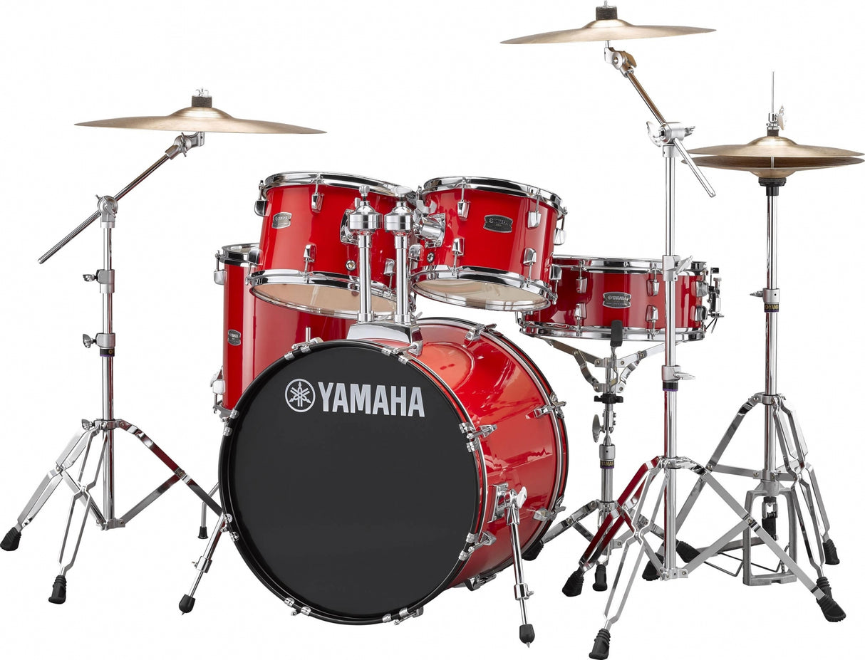 Yamaha Rydeen Standard drumset - stands and cymbals incl. - Hot Red