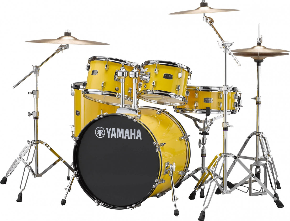 Yamaha Rydeen Studio Drumset - with stands and cymbals - Mellow Yellow