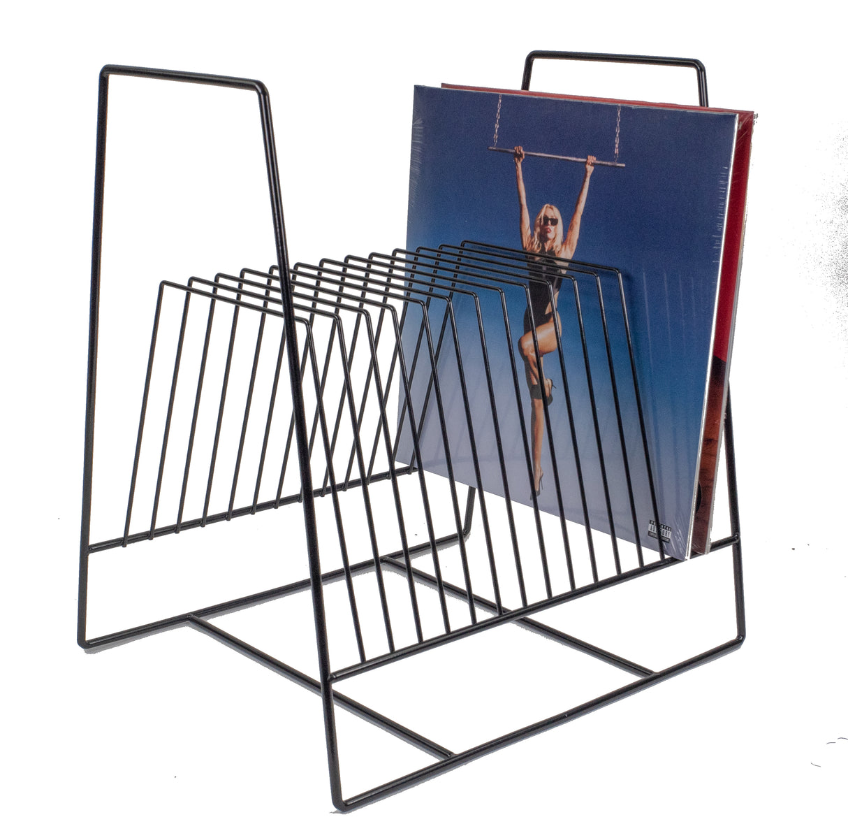 Studio 57 Metall Vinylplattenständer (Schwarz) 2 stük