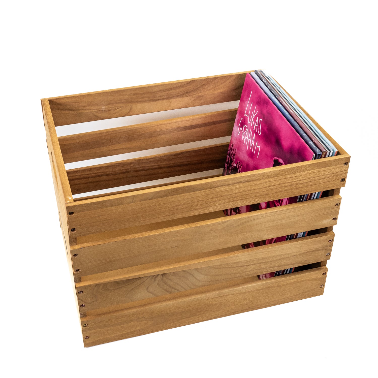 Studio 57 Vinyl-Schallplattenaufbewahrungsbox (Holz)