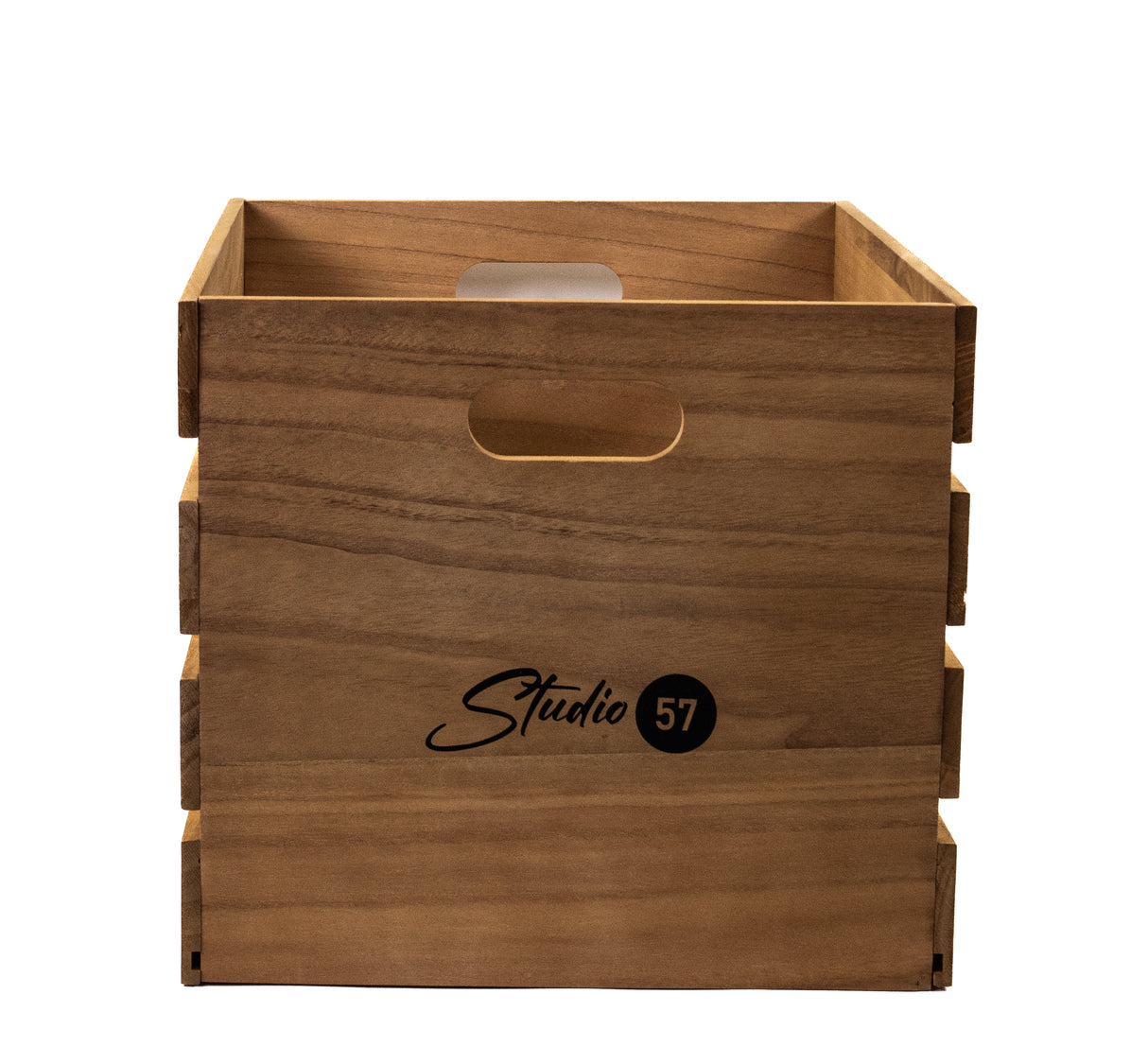 Studio 57 Vinyl-Schallplattenaufbewahrungsbox (Holz)