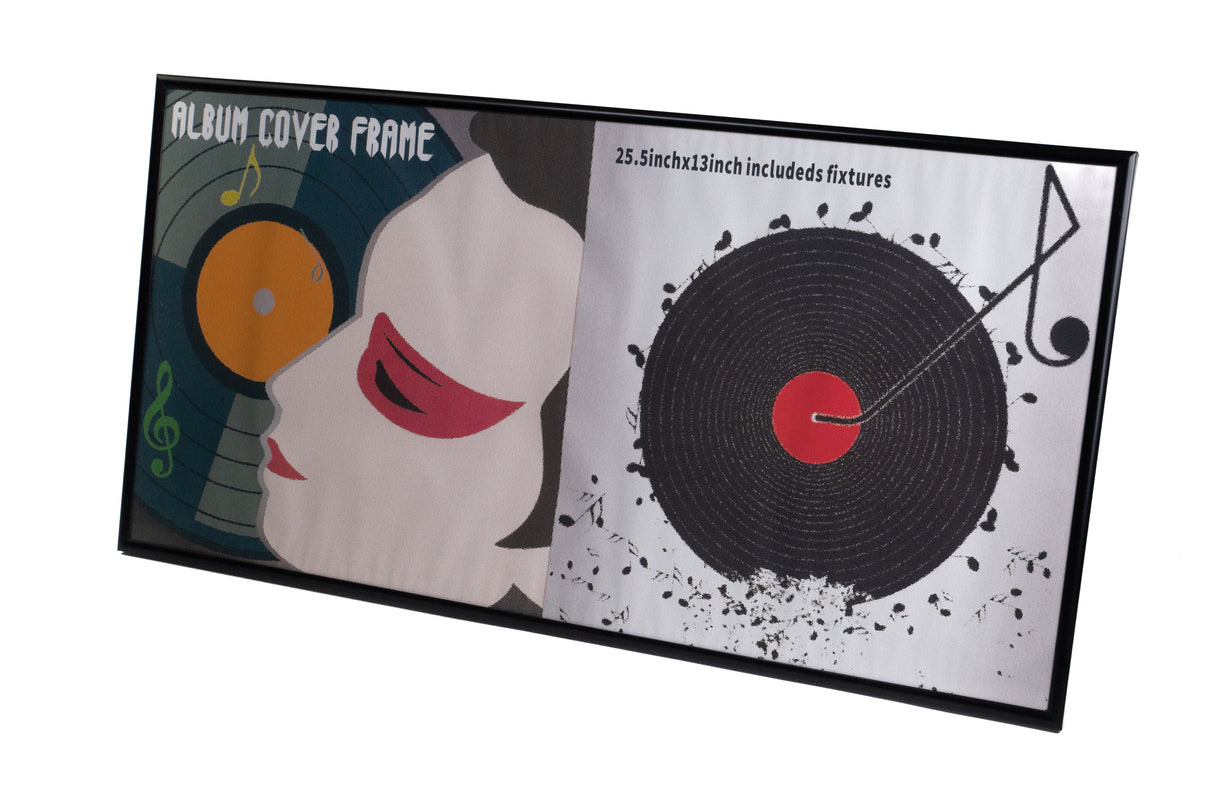 Studio 57 Rahmen für 2 12" Vinyl-Schallplatten (Schwarz)