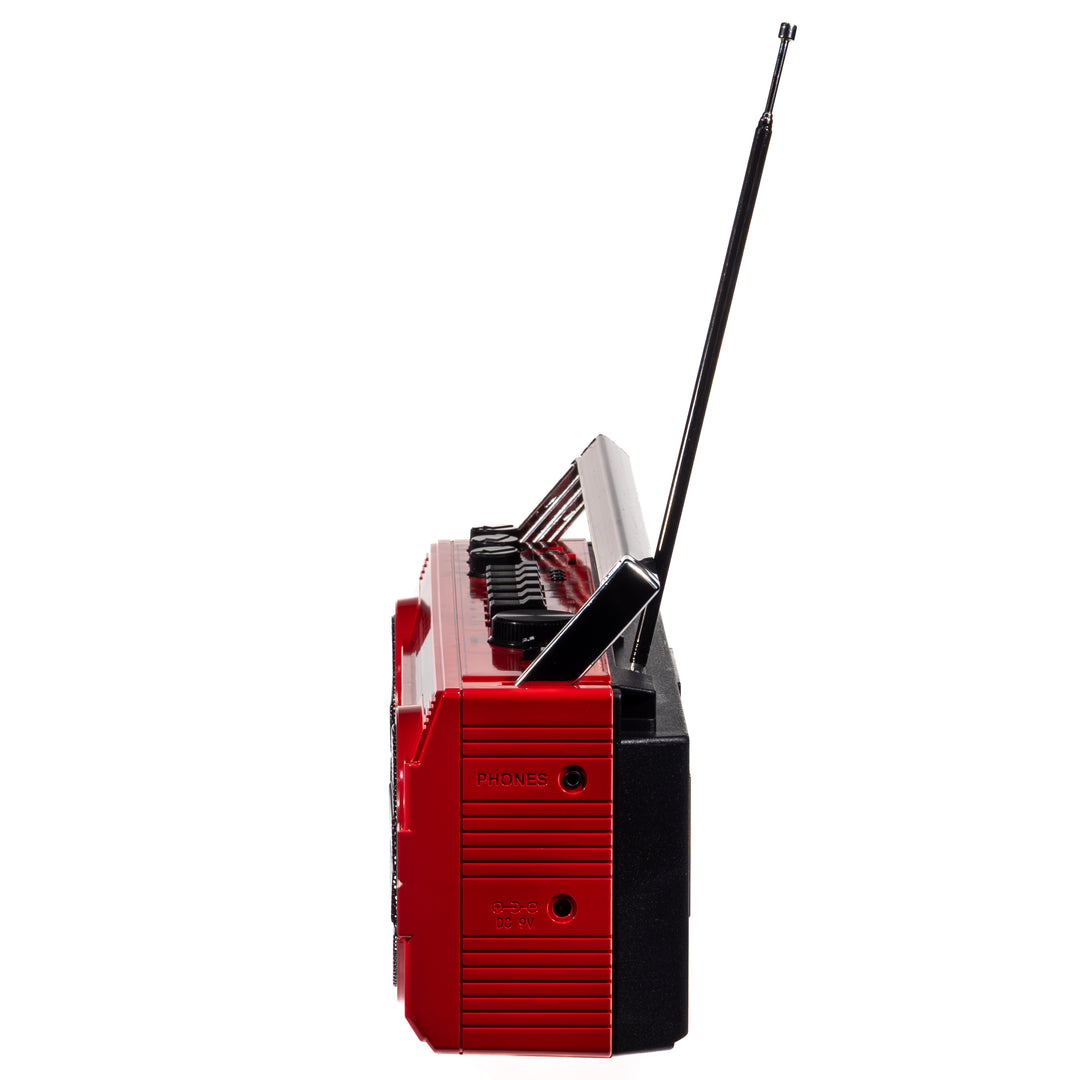 Studio 57 - Kassettenspieler m. FM & Bluetooth, Rot