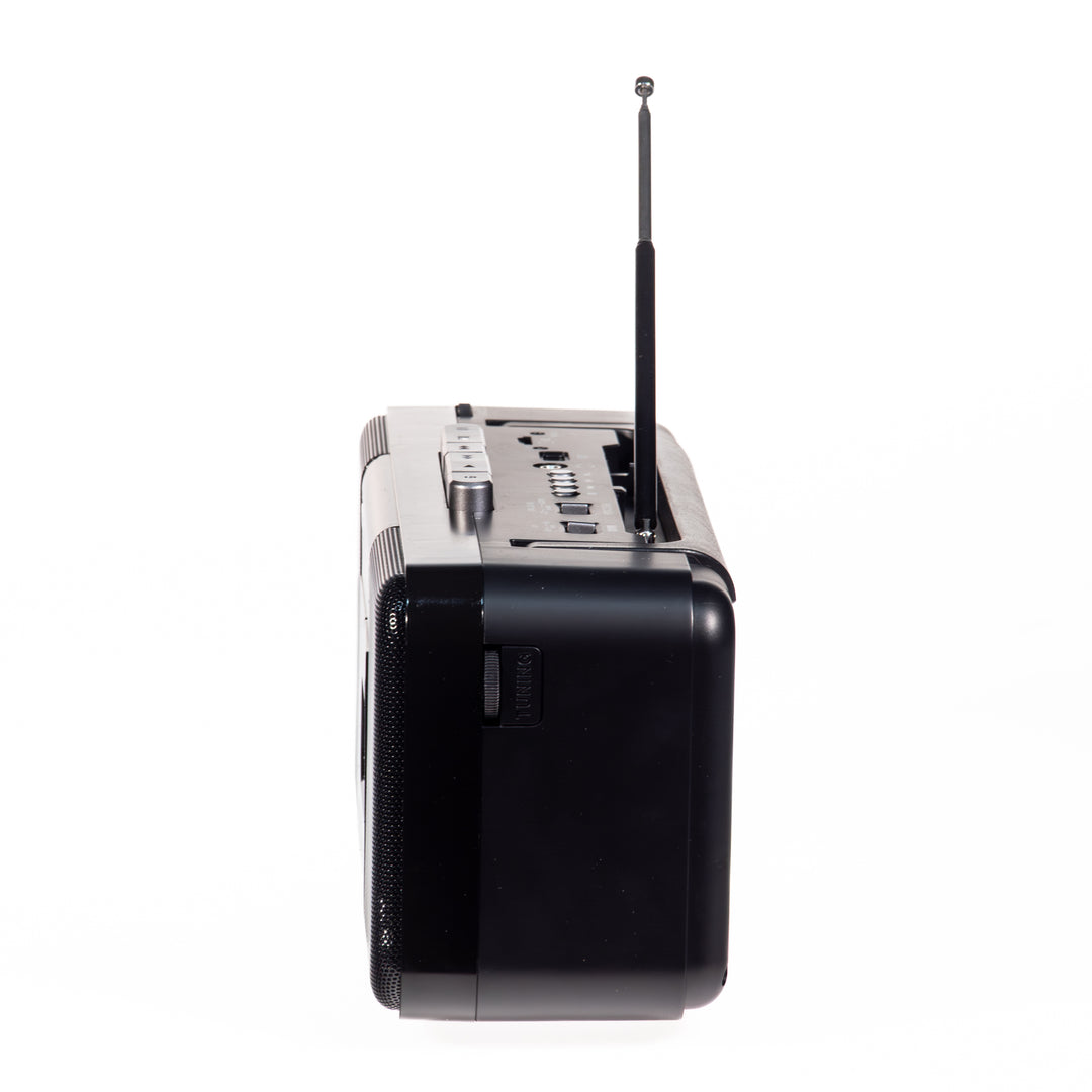 Studio 57 - Kassettenspieler m. FM & Bluetooth, Schwarz