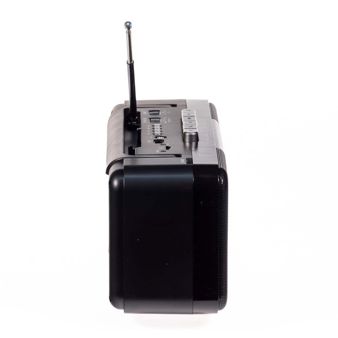 Studio 57 - Kassettenspieler m. FM & Bluetooth, Schwarz