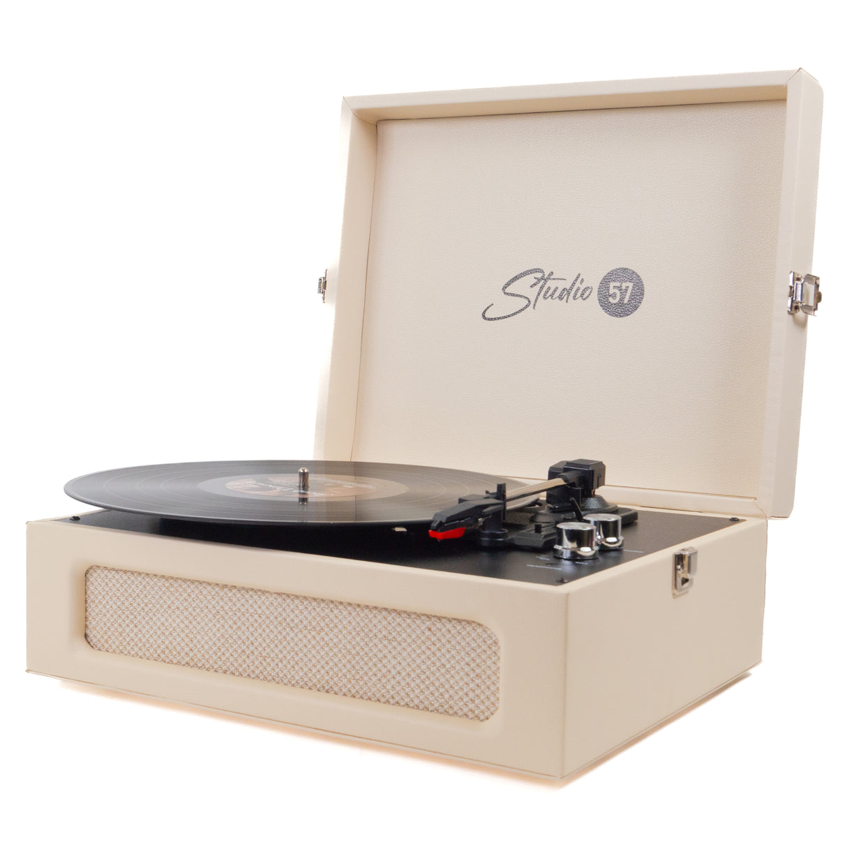 Studio 57 Groovy Turntable (Creme)