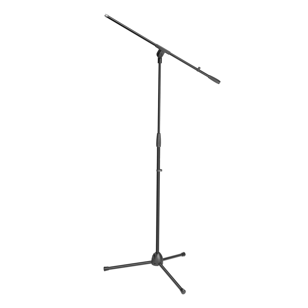 Adam Hall Stands S 5 BE - Mikrofonstativ mit Galgenarm, schwarz