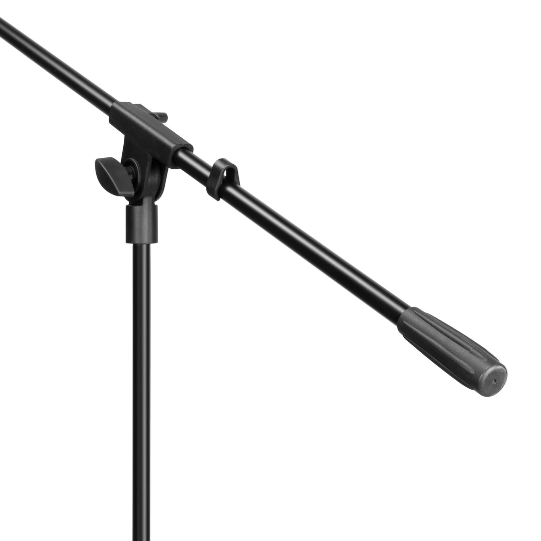 Adam Hall Stands S 5 BE - Mikrofonstativ mit Galgenarm, schwarz