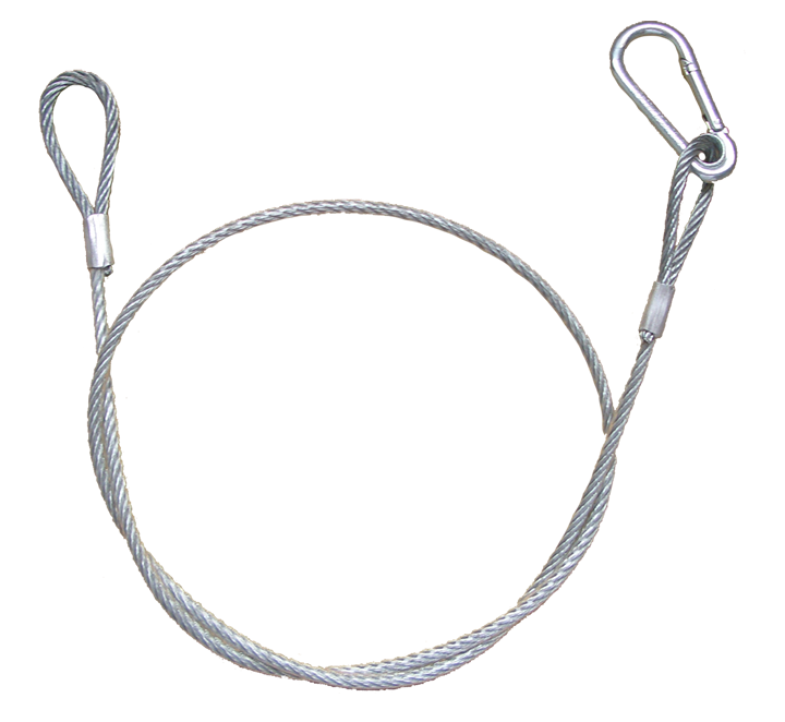 Ibiza Sicherheitsdraht 87 cm (15 kg) 2 mm