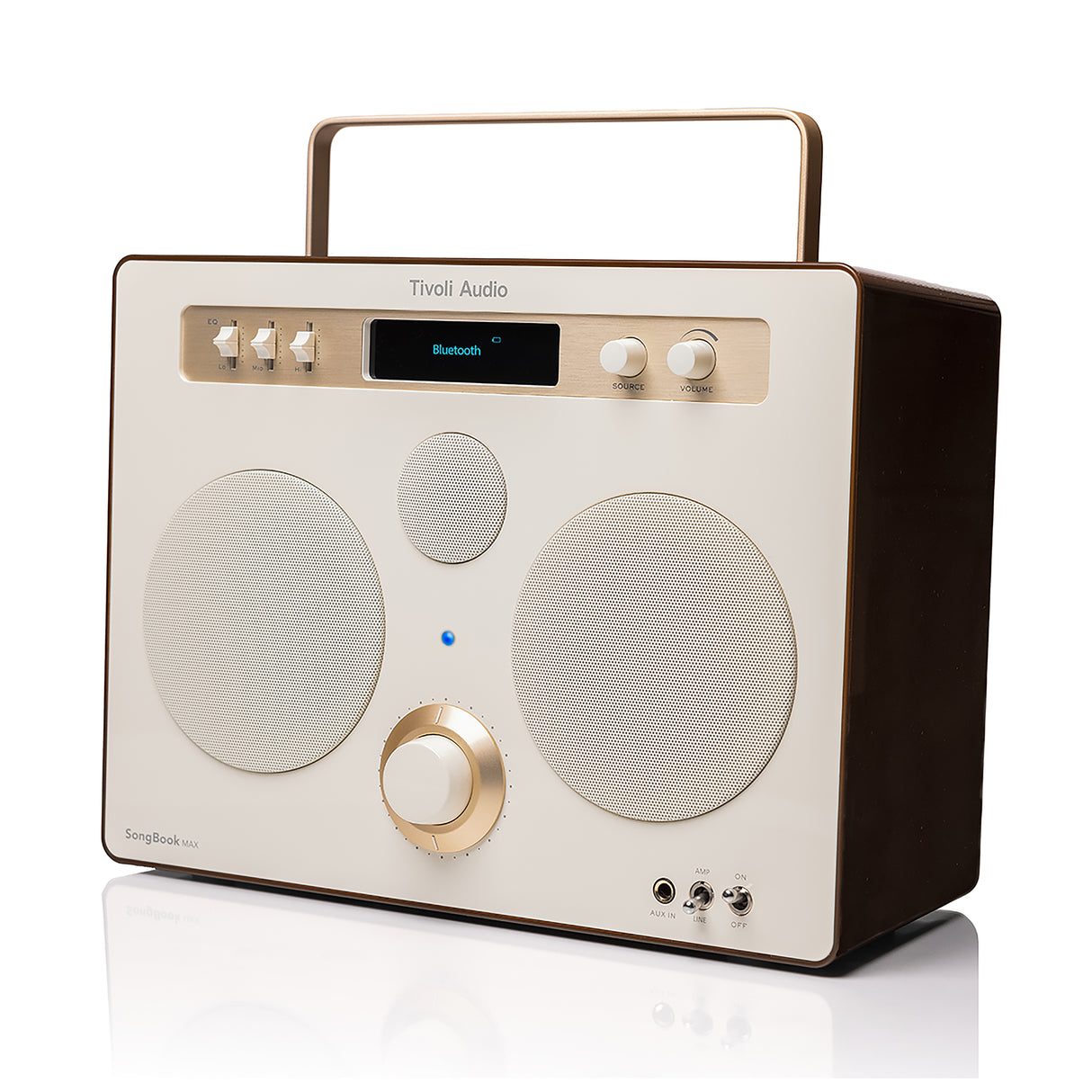 Tivoli Audio Song Book MAX Bluetooth Speaker (Cream/Brown)