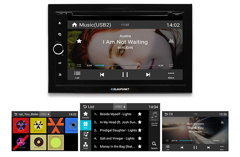 Blaupunkt Copenhagen 700 m. CarPlay, Android, DAB+ and Bluetooth