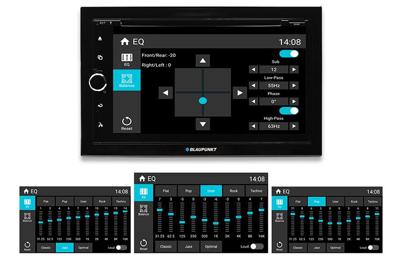 Blaupunkt Copenhagen 700 m. CarPlay, Android, DAB+ and Bluetooth
