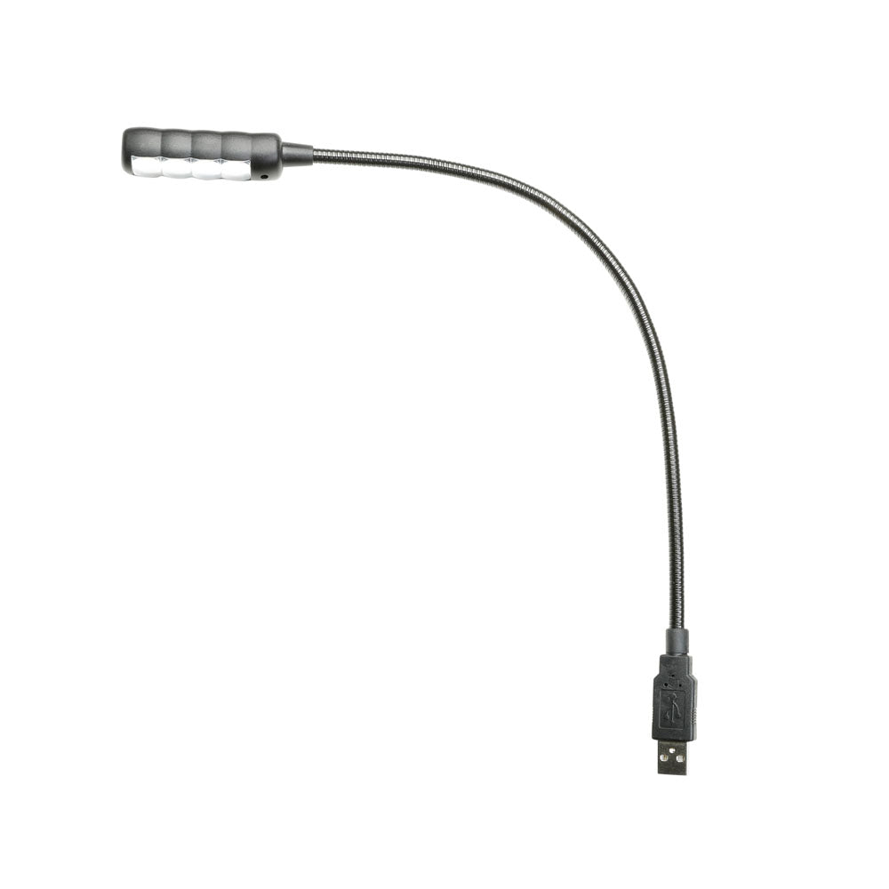 Adam Hall Stands SLED 1 ULTRA USB - Schwanenhalslampe, USB-Stecker, 4 COB-LEDs