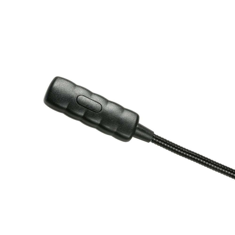 Adam Hall Stands SLED 1 ULTRA XLR 4 - 4-polige XLR-Schwanenhalslampe mit 4 COB-LEDs