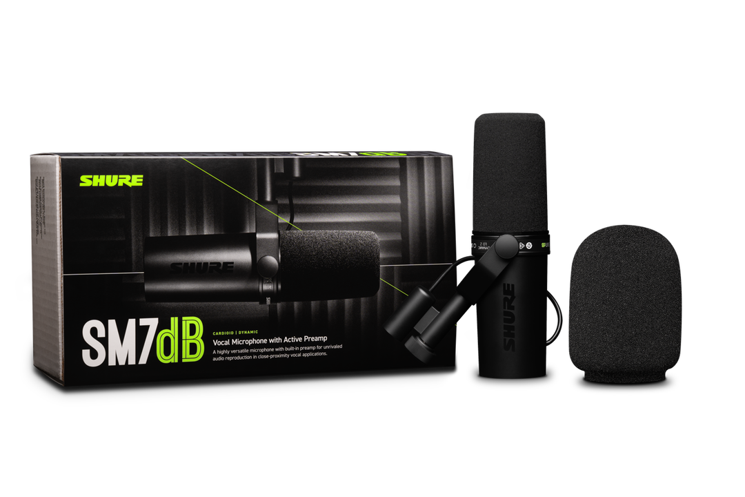 Shure SM7dB Aktives Dynamisches Podcast Mikrofon