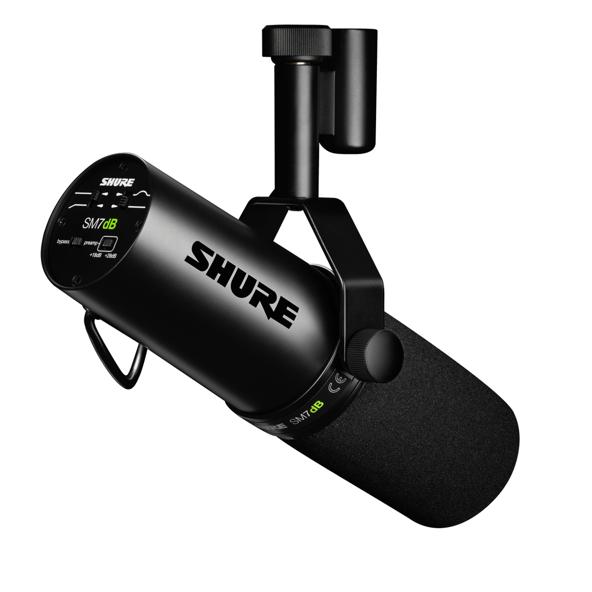Shure SM7dB Active Dynamic Podcast Microphone
