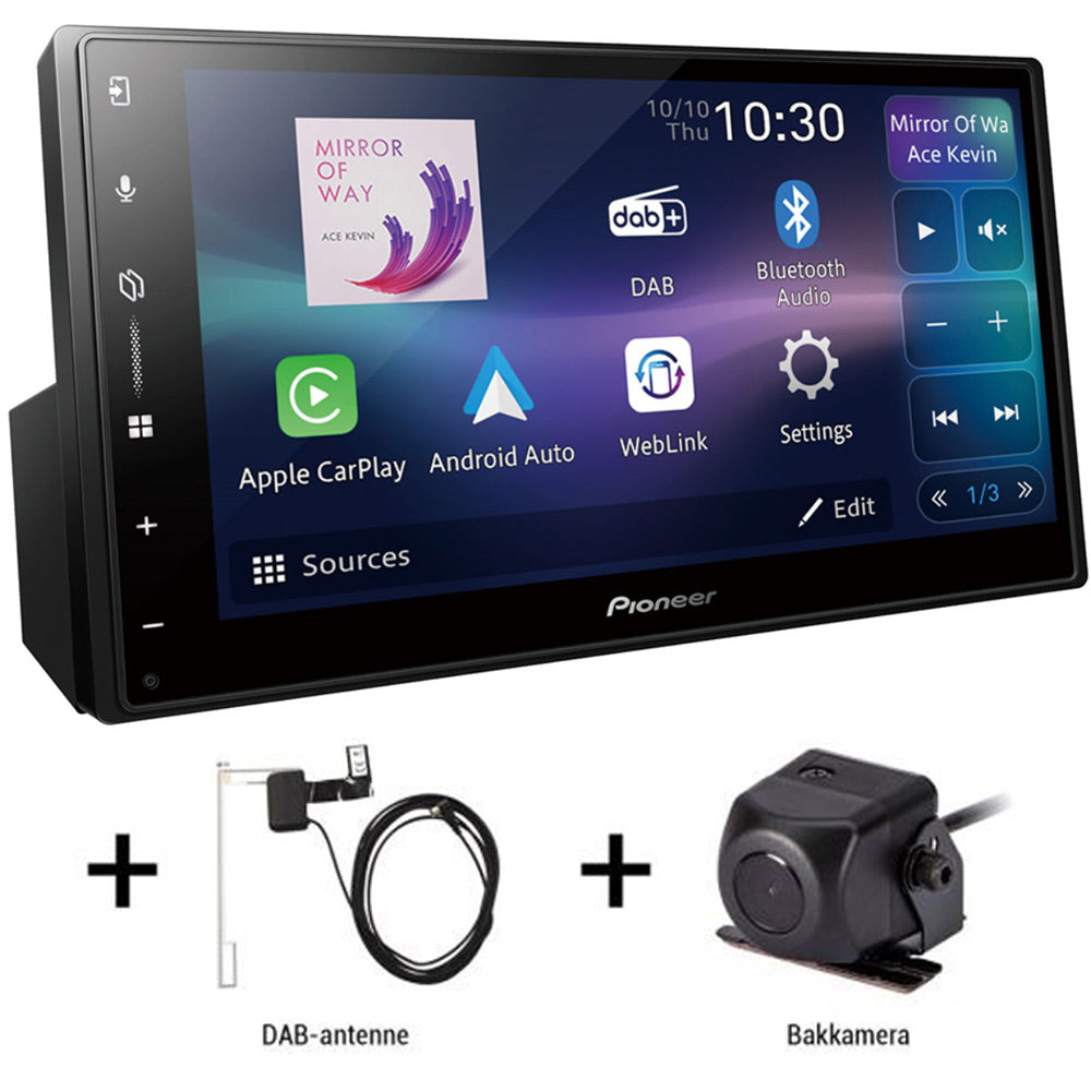 Pioneer SPH-DA77DAB/Rückfahrkamera - Kabelloses Apple CarPlay