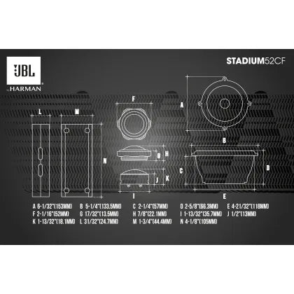 JBL Stadium 52CF 5,25" Komponentenset