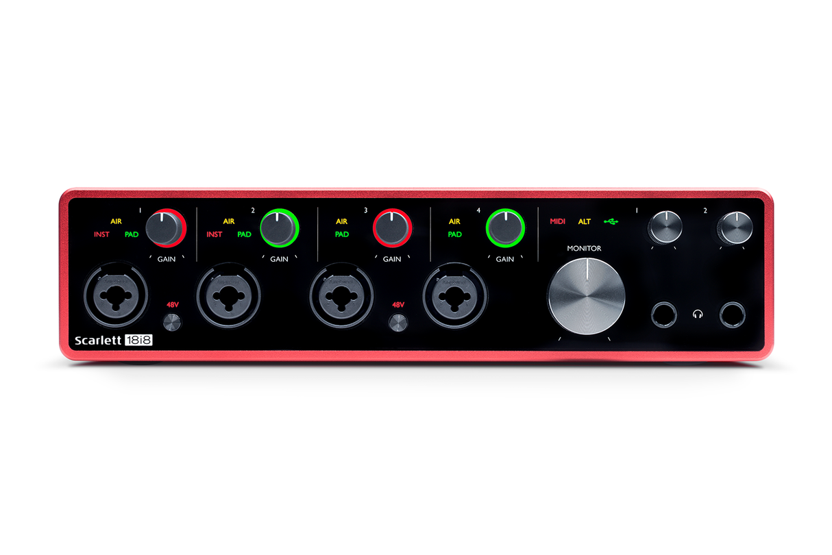 Focusrite Scarlett 18i8 3rd Gen Audio Interface
