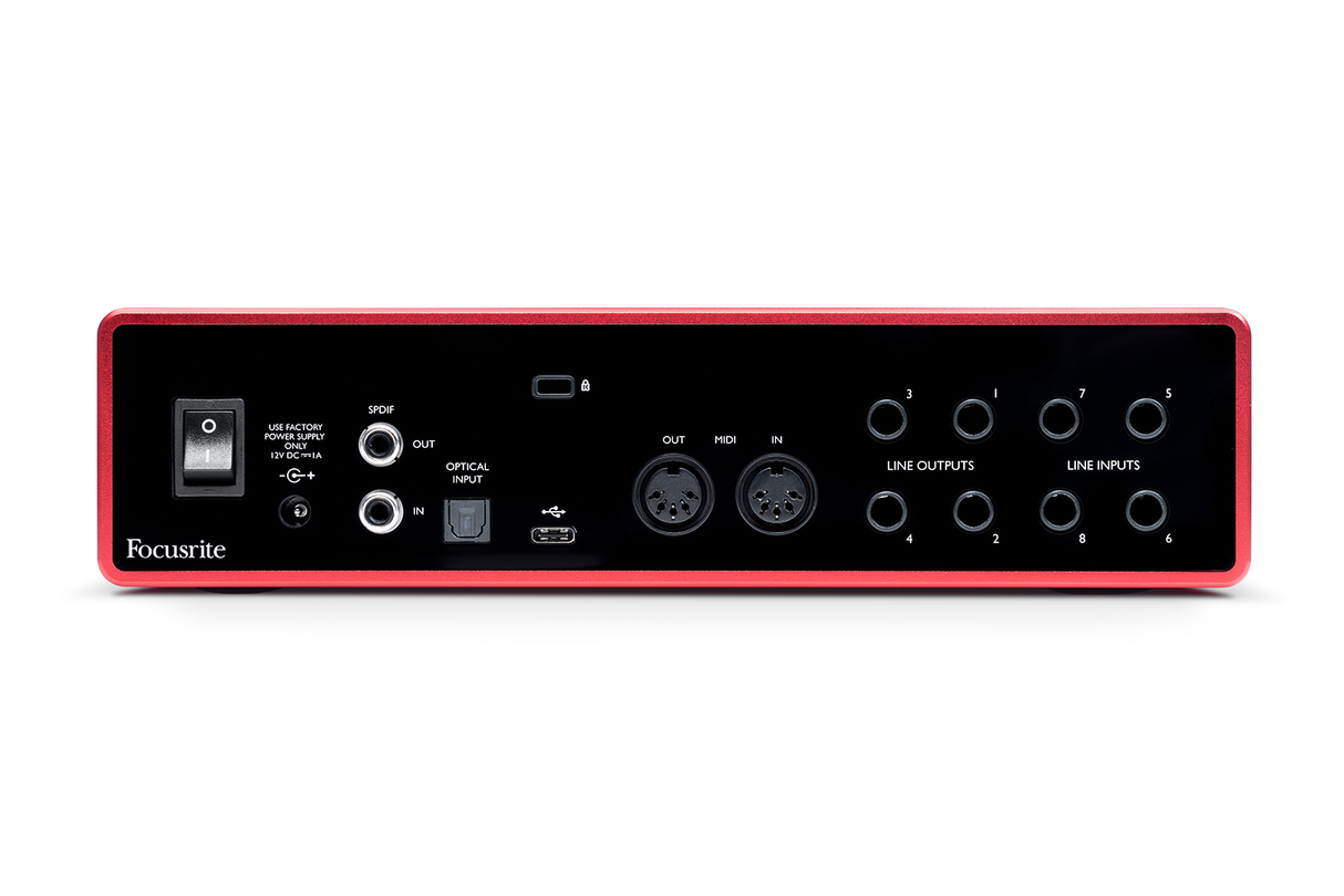 Focusrite Scarlett 18i8 3rd Gen Audio Interface