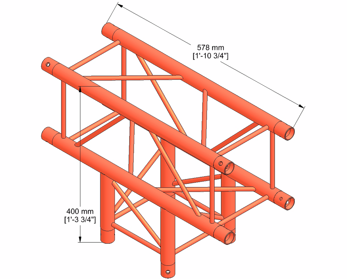 Milos QTM quatro 3way t-piece