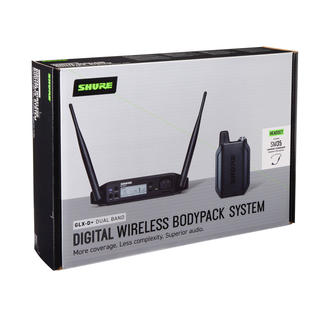 Shure GLXD14+ SM35 Wireless Headset