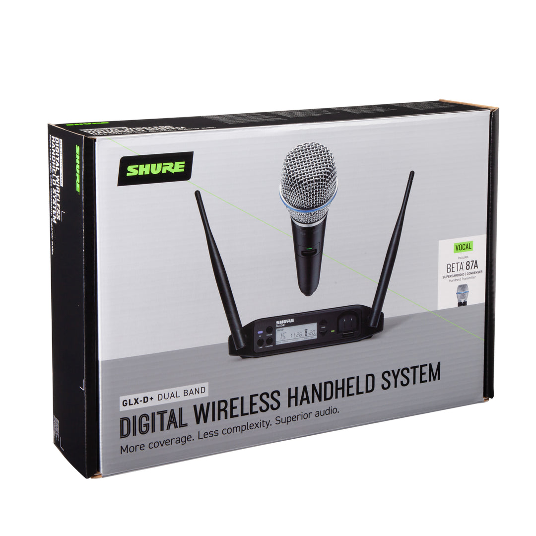 Shure GLXD24+ BETA87A Drahtloses Mikrofon-System