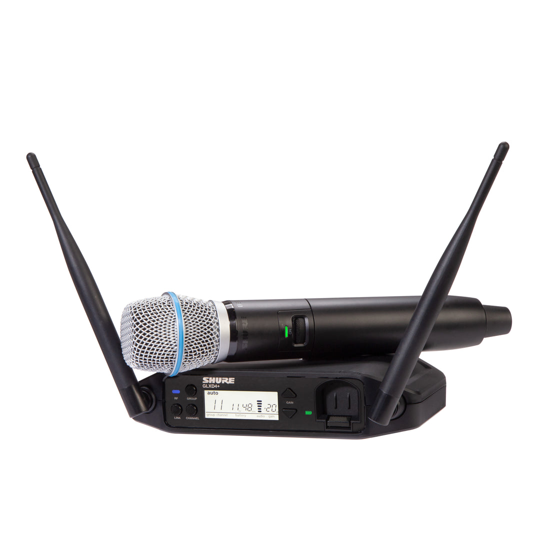 Shure GLXD24+ BETA87A Drahtloses Mikrofon-System