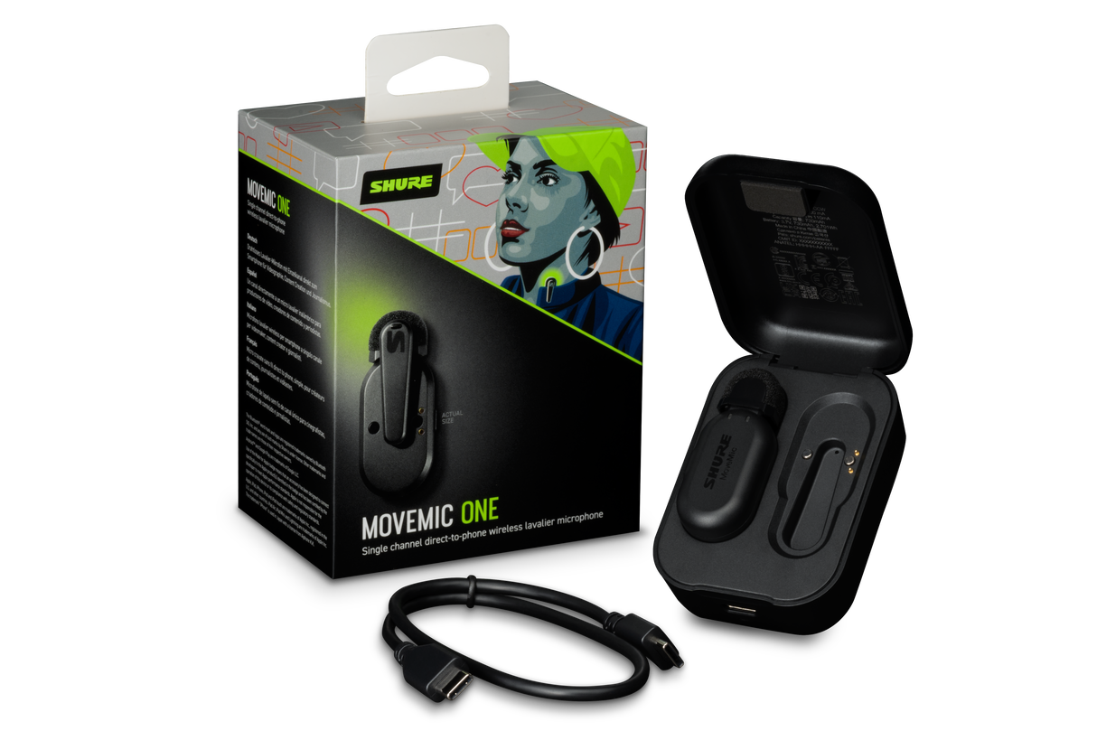 Shure MoveMic One Bluetooth Microphone (1 Microphone)