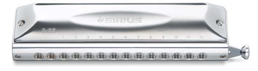 Suzuki Sirius S-56S - 14 Löcher chromatische Mundharmonika mit "Straight Slide".