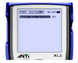 NTI XL 2 STIPA Handheld Audio und Akustik Analyzer