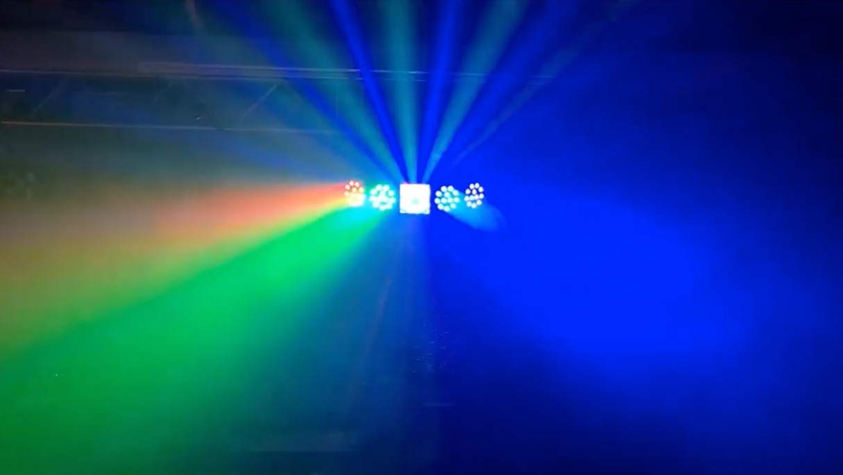 Ibiza Starwash 3-in-1 Disco-Licht mit DMX