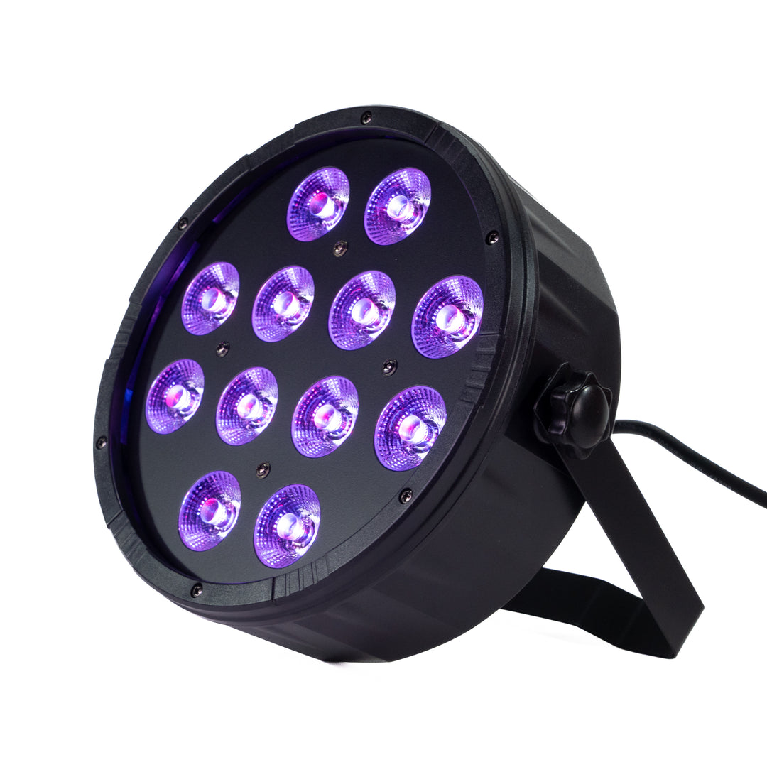 Marconi Polaris 12x12W RGBW Parlampe 4 stk. Bundle m/taske