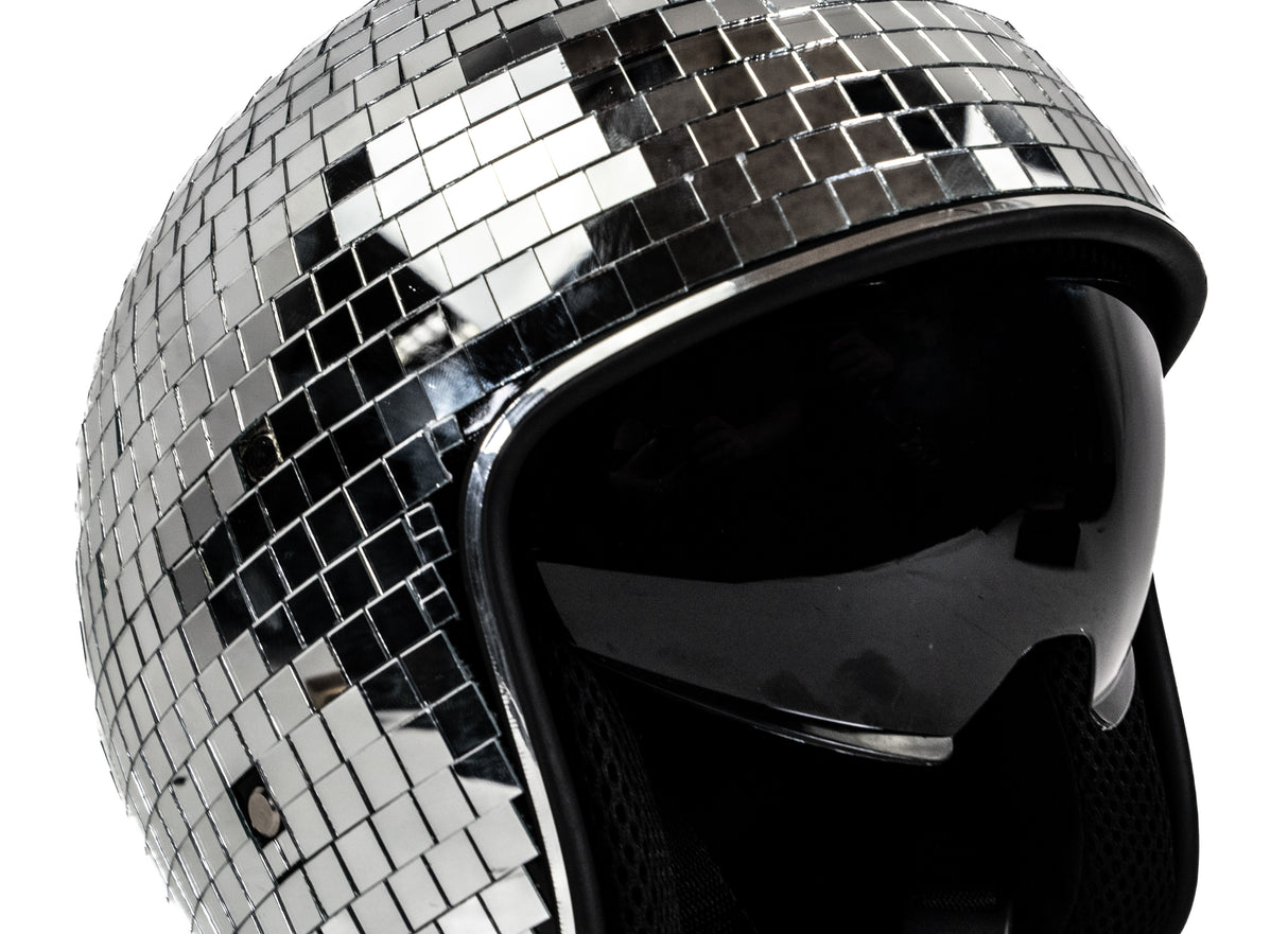 BOOMZ Disco Ball Helm (Einheitsgröße)