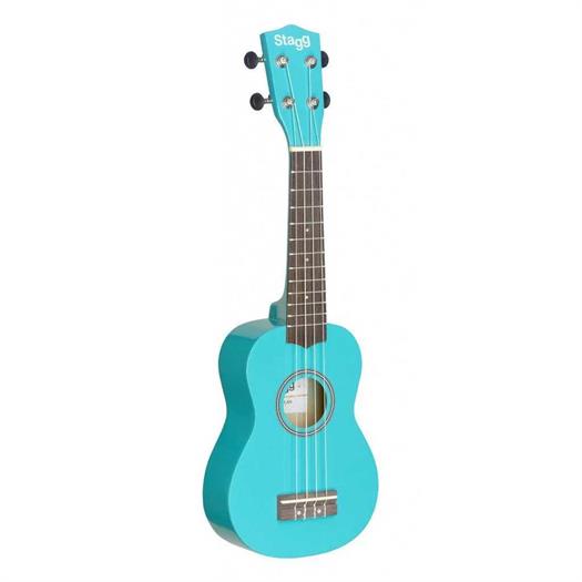 Stagg US-OCEAN Sopranukulele mit Gigbag (Meerblau)
