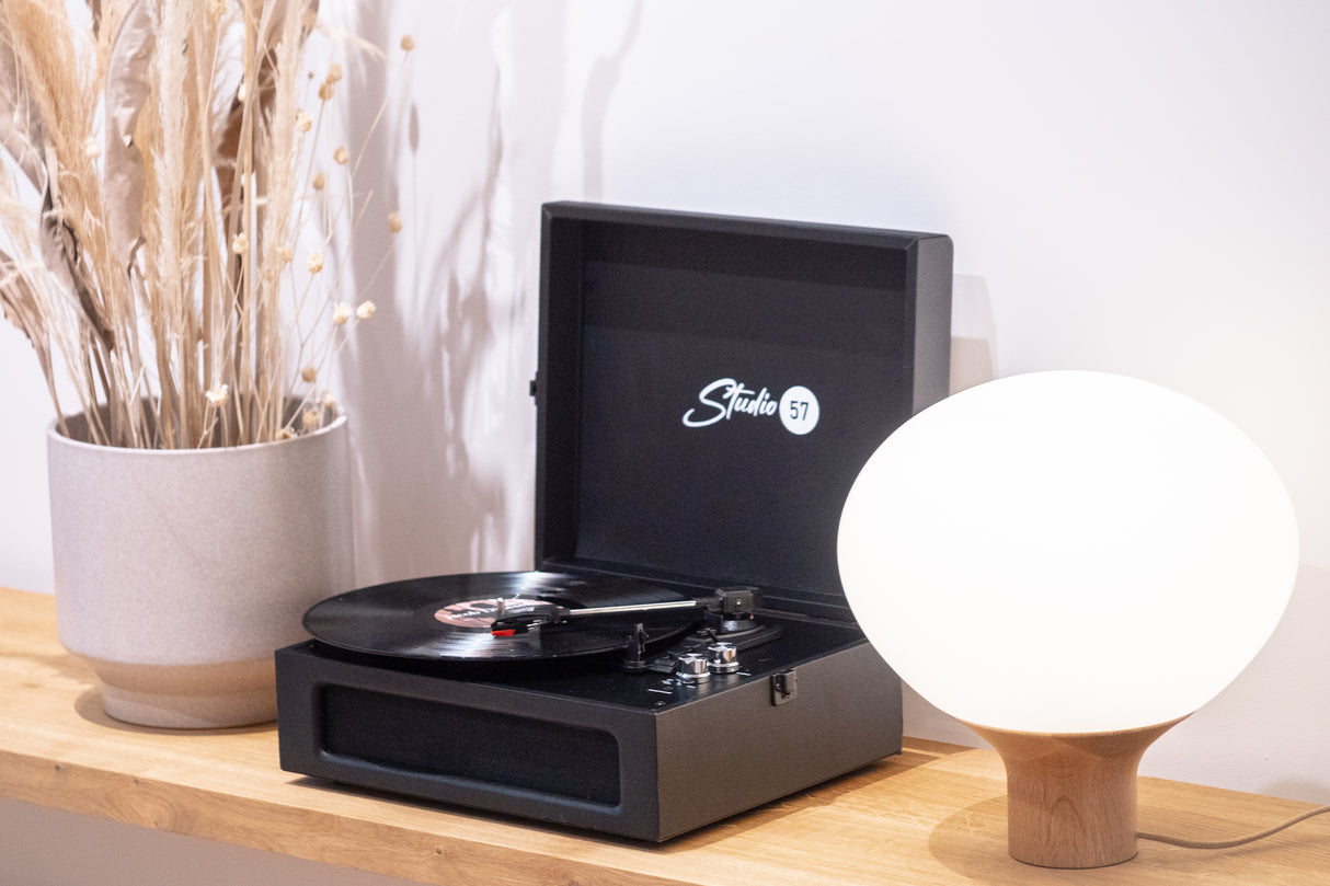 Studio 57 Groovy Plattenspieler (Schwarz)