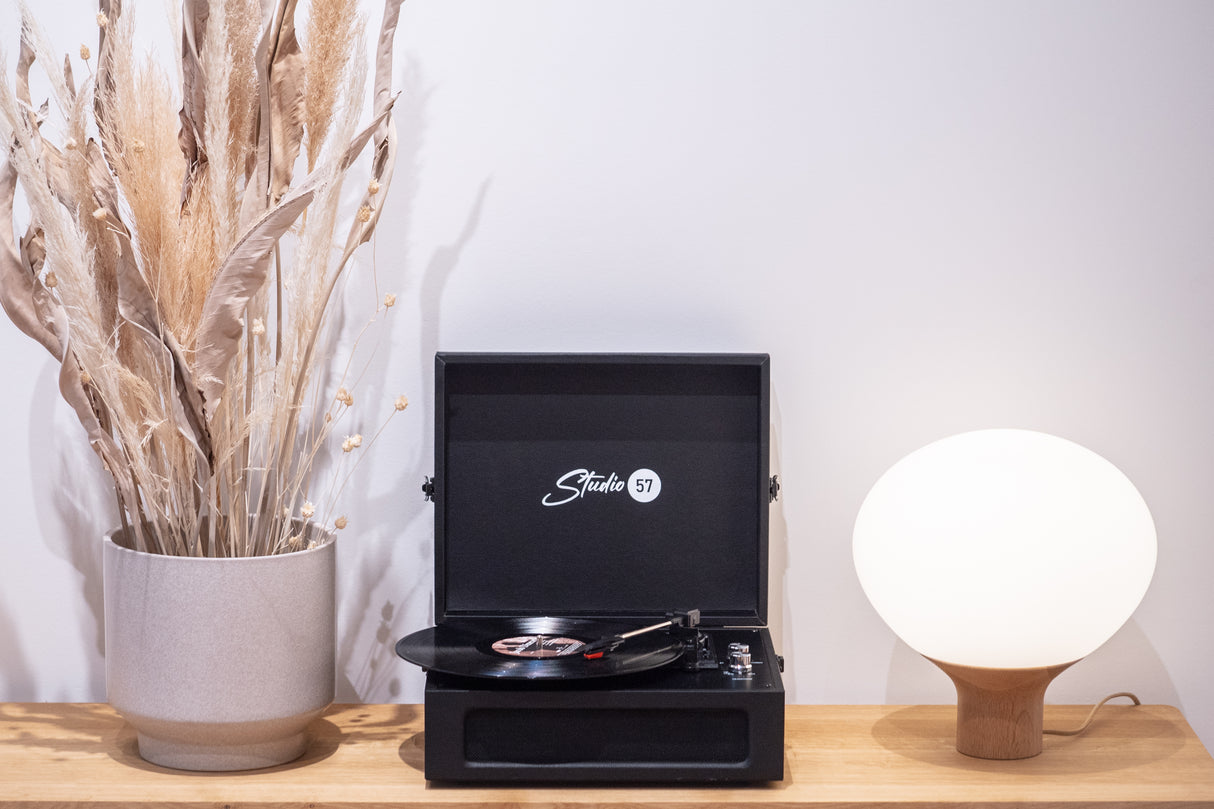 Studio 57 Groovy Plattenspieler (Schwarz)