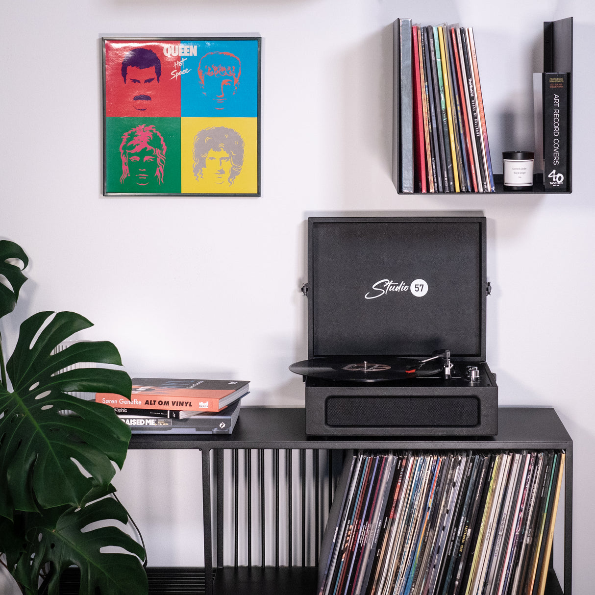 Studio 57 Groovy Plattenspieler (Schwarz)