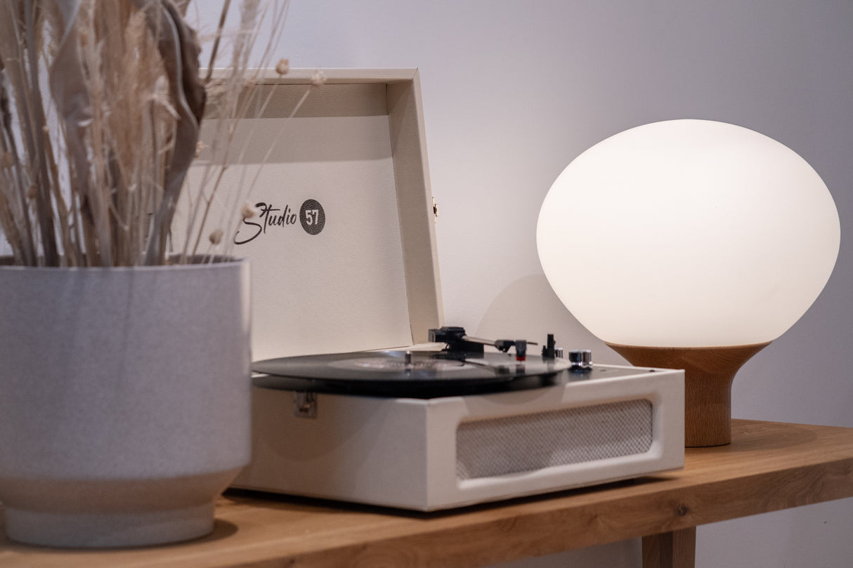 Studio 57 Groovy Turntable (Creme)