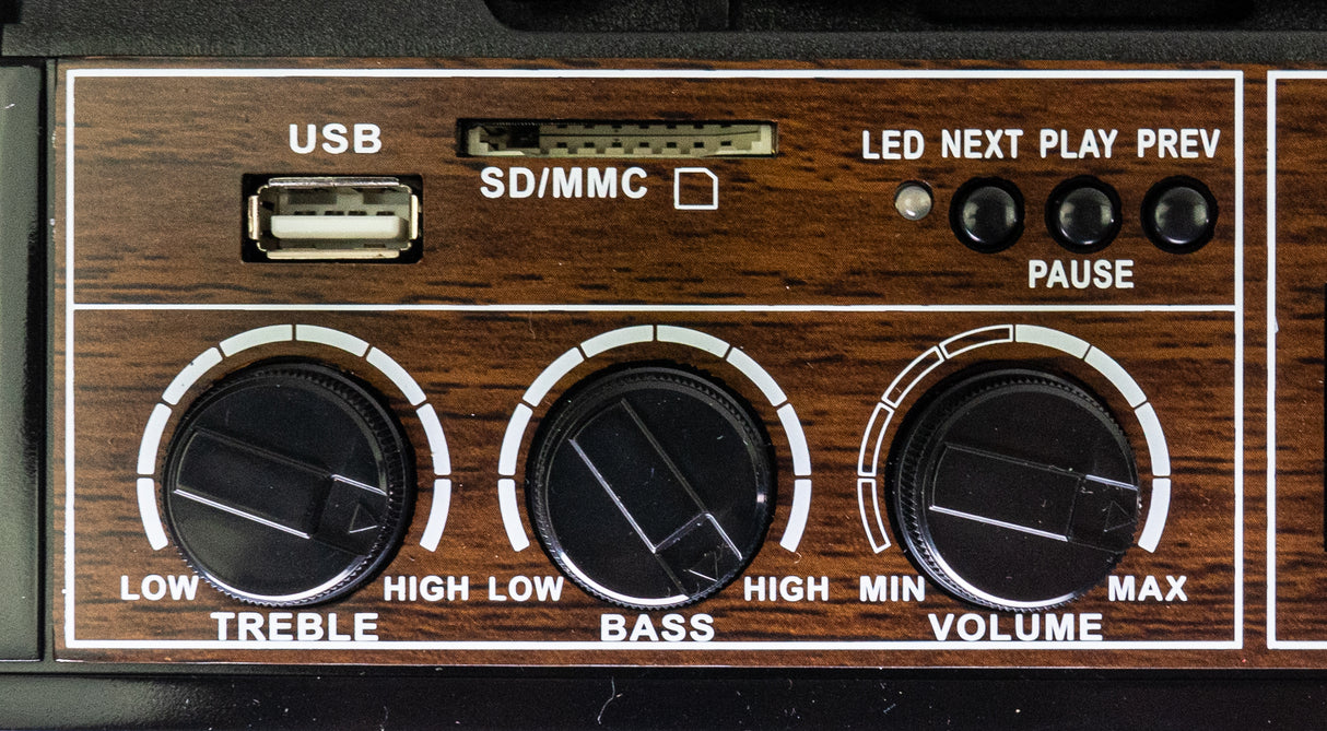 Studio 57 - Kassettenabspieler m. FM & Bluetooth, Black + Kassette