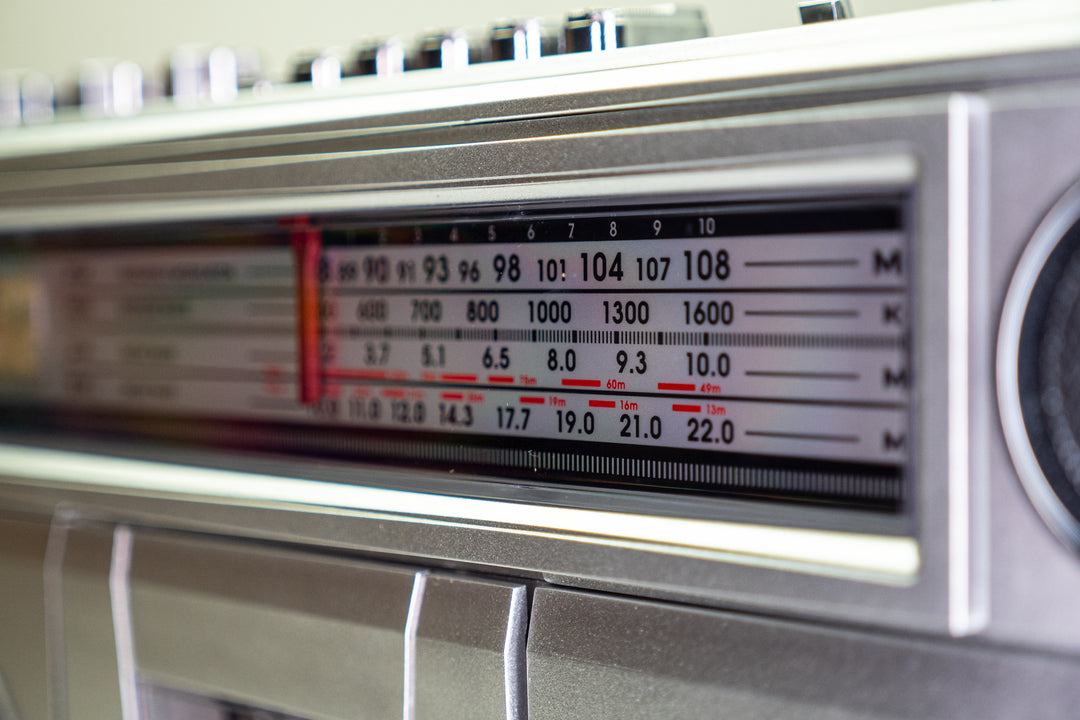 Studio 57 - Ghettoblaster mit Bluetooth (Silber)