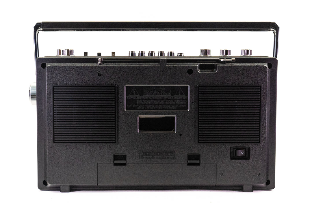 Studio 57 - Ghettoblaster mit Bluetooth (Silber)