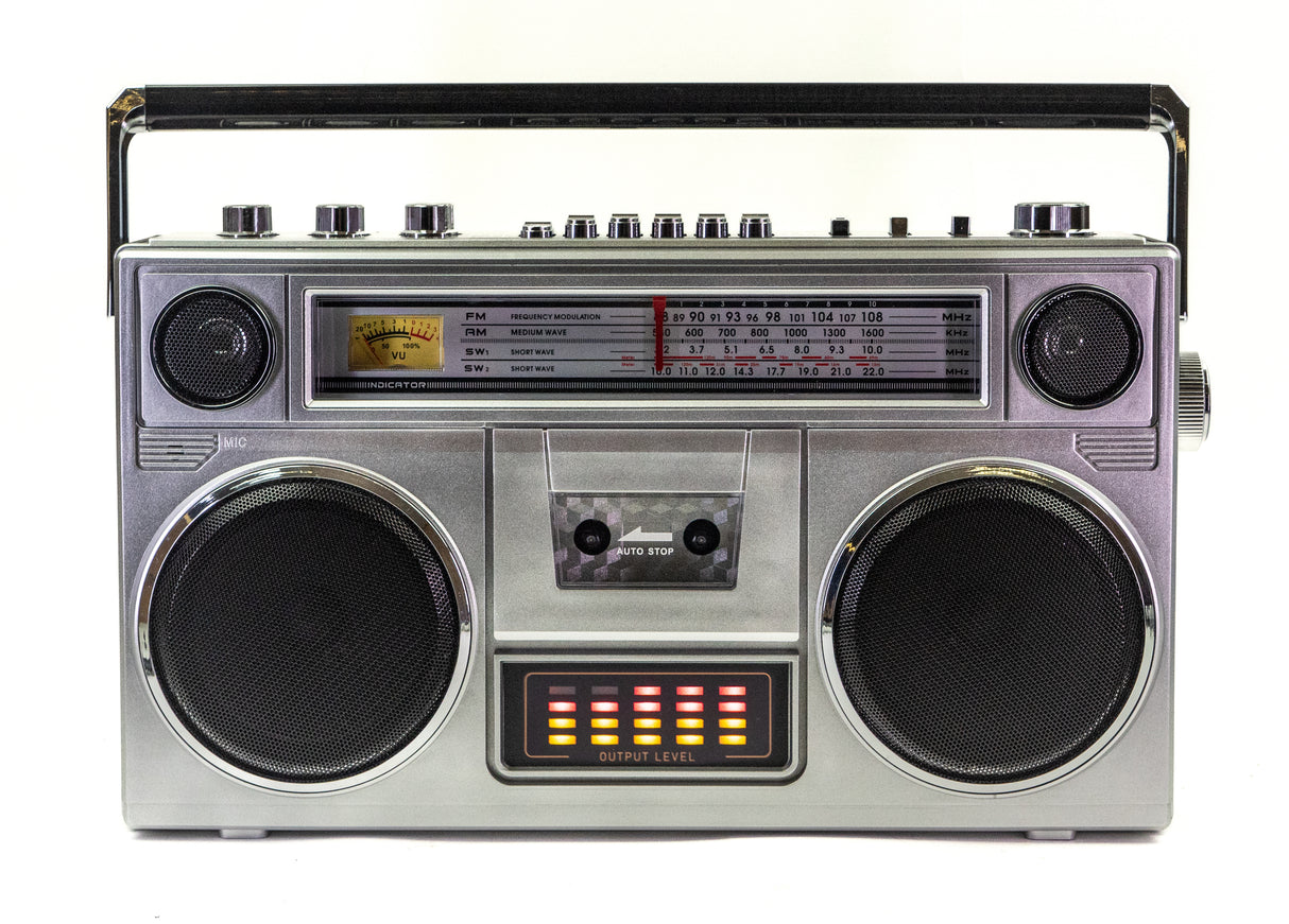 Studio 57 Boombox (Bluetooth) Silber
