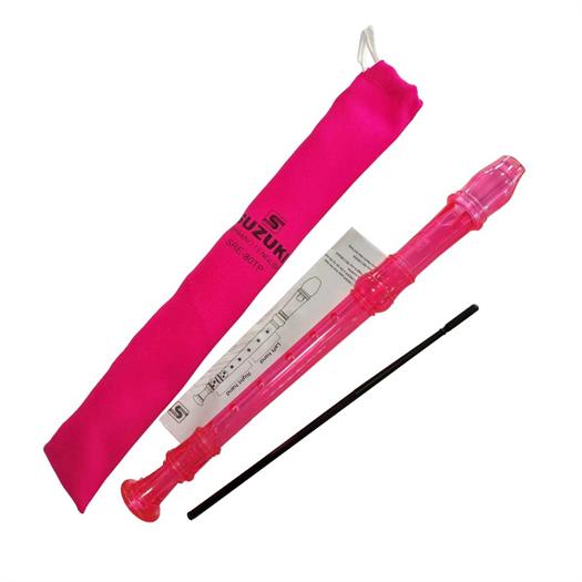 Suzuki SRE-80TP Sopran Recorders - Barock/Englische Griffweise - Pink
