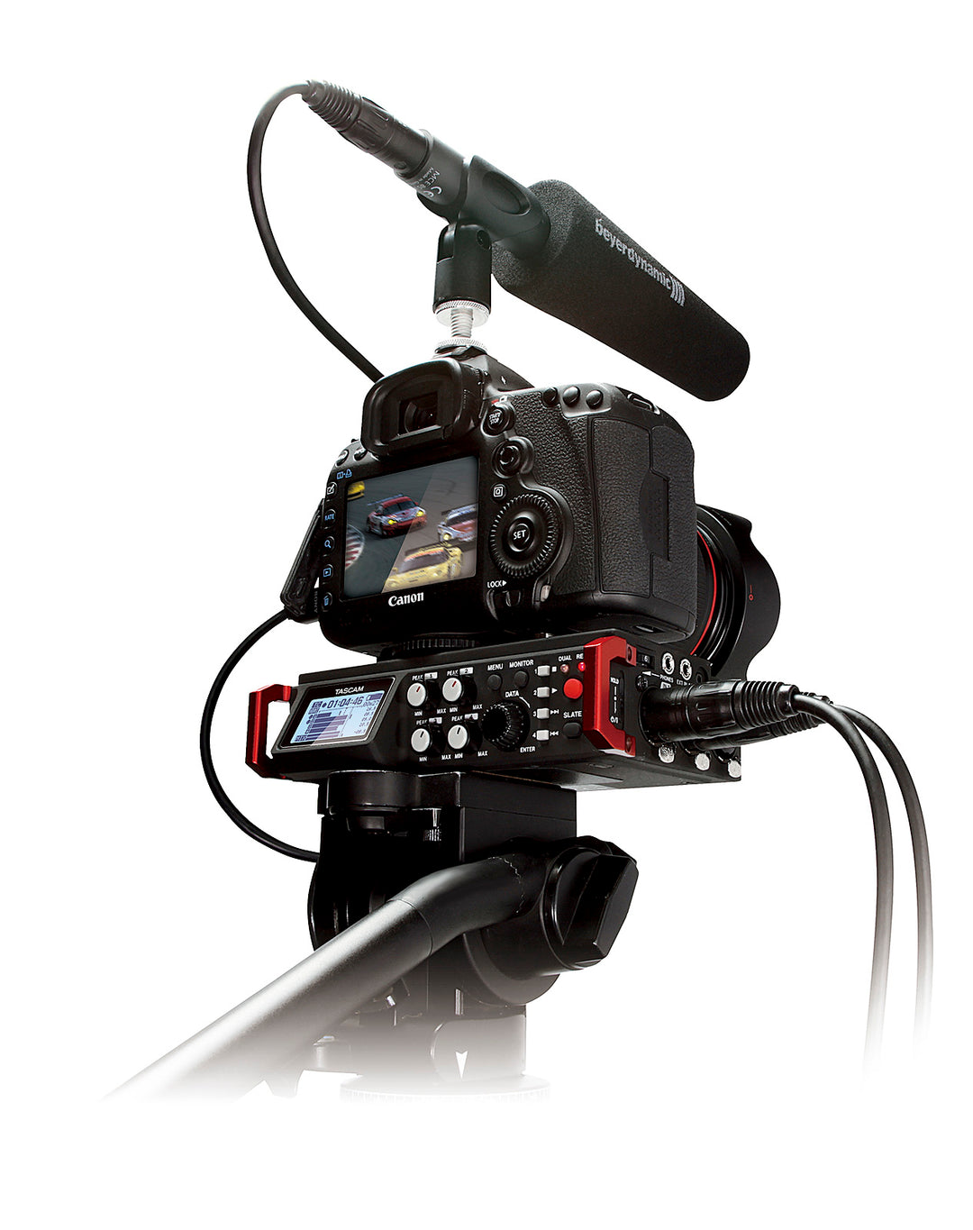 Tascam DR-701D Audiorecorder für DSLR
