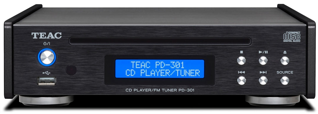 TEAC PD-301DAB-X/B, DAB+/FM und CD-Player (Schwarz)