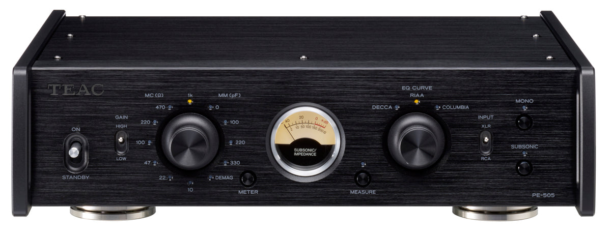 TEAC PE-505 Phono-Vorverstärker (Schwarz)