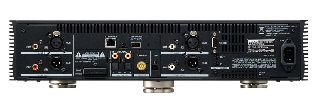 TEAC UD-701N Netzwerk-DAC-Vorverstärker (Schwarz)
