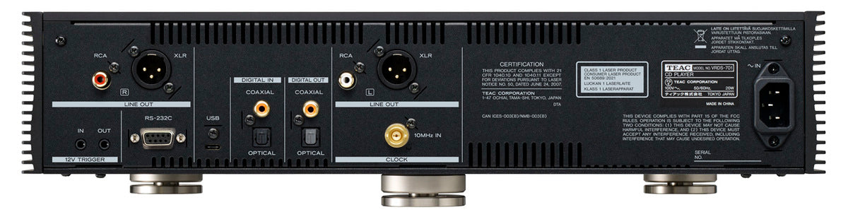 TEAC VRDS-701 CD-Player (Schwarz)