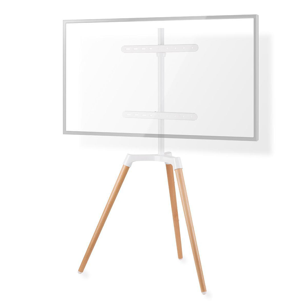TV Bodenständer (Weiß, Buche, 50-65")
